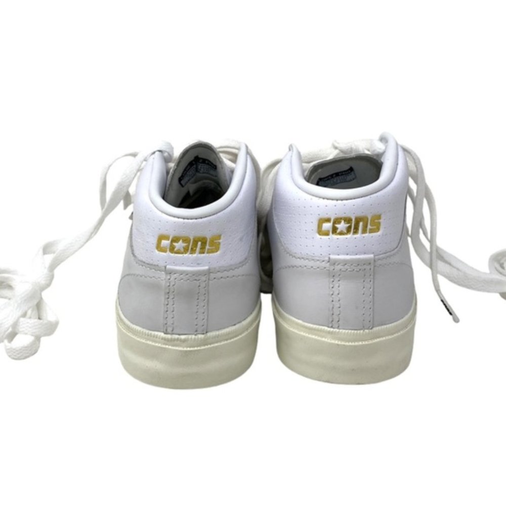 Converse CONS Louie Lopez Pro Mid Top White Women Leather Size Sneakers 171984C - Picture 4 of 9